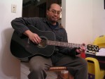 Rick and His Guitar (Yamaha F335).