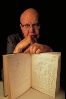 Picture of Jack Kilby with Notebook
